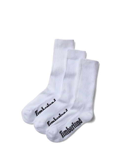 TIMBERLAND CORE SPORT CREW 3 Paar Socken Weiß - Herrensocken/Herrenstrümpfe