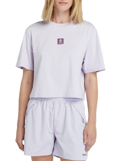 TIMBERLAND STACK LOGO  Baumwoll-T-Shirt pastell lila - T-Shirts und Tops für Damen