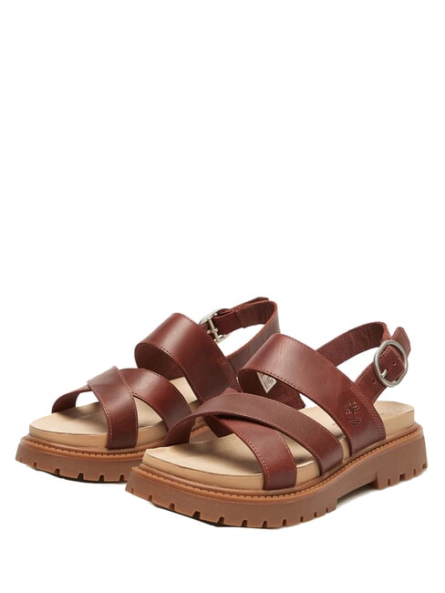 TIMBERLAND CLAIREMONT WAY Sandalen dunkelrotes Vollkorn - Damenschuhe