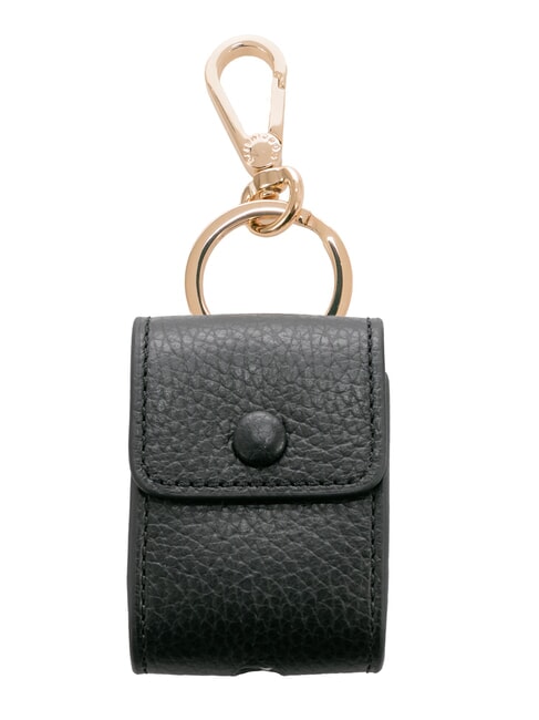 COCCINELLE CHARM  Schlüsselanhänger und Airpods-Halter aus Leder Schwarz - Schlüsselanhänger und Schlüsseletuis