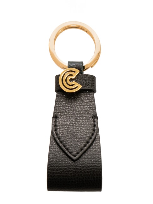 COCCINELLE MYRINE TEXTURED  Schlüsselanhänger aus Leder Schwarz - Schlüsselanhänger und Schlüsseletuis