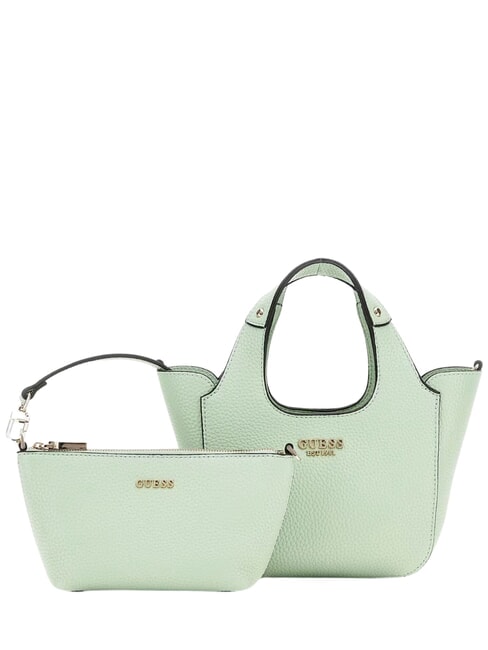 GUESS HELINA Handshopper mit Schultergurt Seladon - Damentaschen