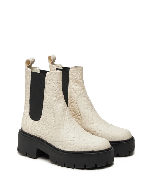 GUESS SHUZE Chelsea-Stiefel zum Hineinschlüpfen WEISS SCHWARZ - Damenschuhe