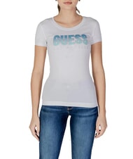 GUESS CN SS GLITTER  Baumwoll-T-Shirt purwei&szlig; - T-Shirts und Tops f&uuml;r Damen - 1