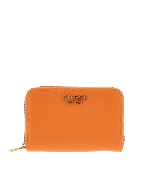 GUESS LAURE Portemonnaie mit umlaufendem Reißverschluss Mandarinen - Brieftaschen Damen