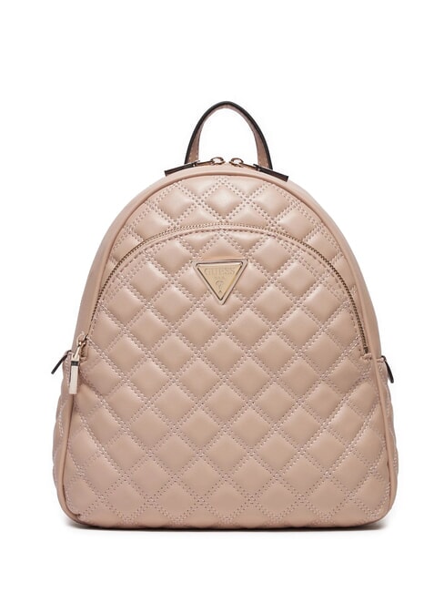 GUESS GIULLY Gesteppter Rucksack mit 2 Fächern hell beige - Damentaschen