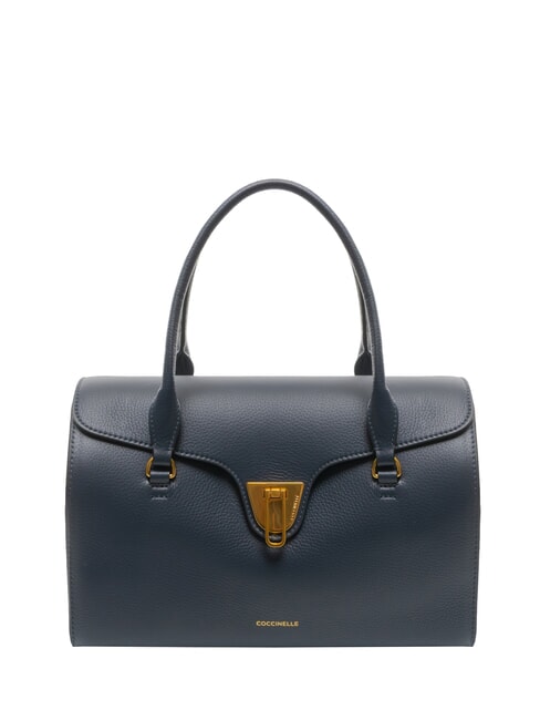 COCCINELLE BEAT Lederhandtasche Mitternachtsblau - Damentaschen