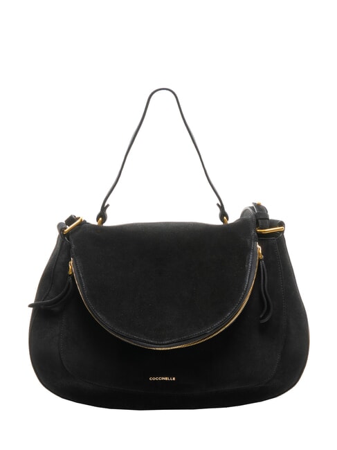 COCCINELLE SOLE SUEDE Wildledertasche Schwarz - Damentaschen