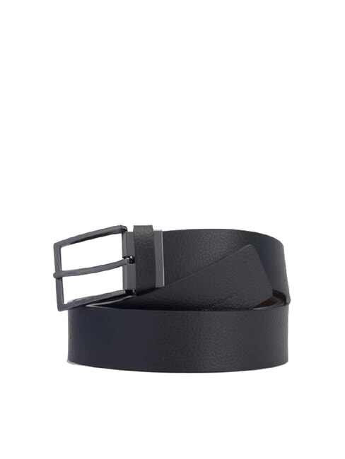PIQUADRO MODUS RESTYLING Wendegürtel aus Leder Schwarz Braun - Gürtel