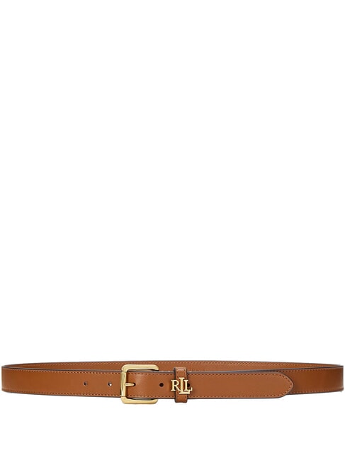 RALPH LAUREN LOGO Ledergürtel Lauren Tan2 - Gürtel