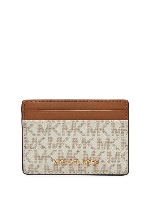 MICHAEL KORS JET SET Flacher Kartenhalter Vanille - Brieftaschen Damen
