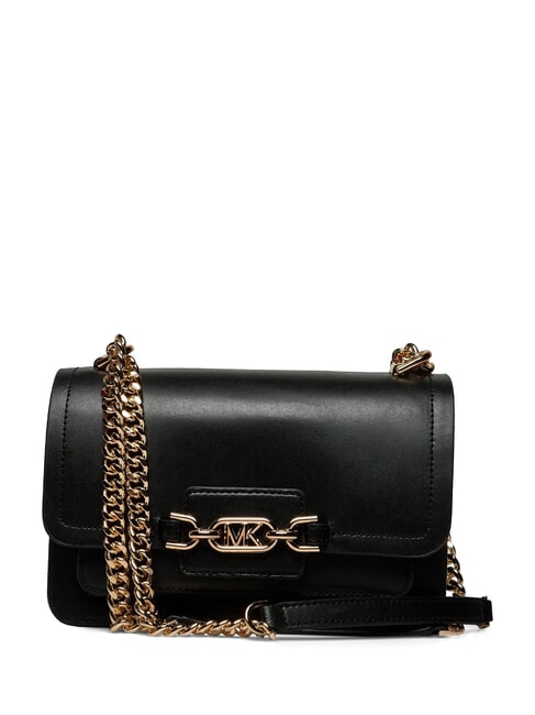 MICHAEL KORS HEATHER  Schultertasche / Crossbody Bag, Leder Schwarz - Damentaschen