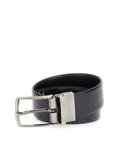 GUESS ALGARVE  Doppelseitiger Ledergürtel blau/schwarz - Gürtel