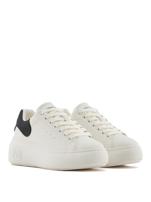 ARMANI EXCHANGE A|X Sneaker für Damen cremefarben + schwarz - Damenschuhe