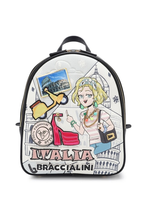 BRACCIALINI CARTOLINE Italia Rucksack multi - Damentaschen