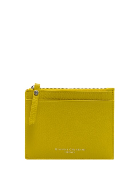 GIANNI CHIARINI GRAIN Flache Lederbrieftasche mit Reißverschluss Shake - Brieftaschen Damen