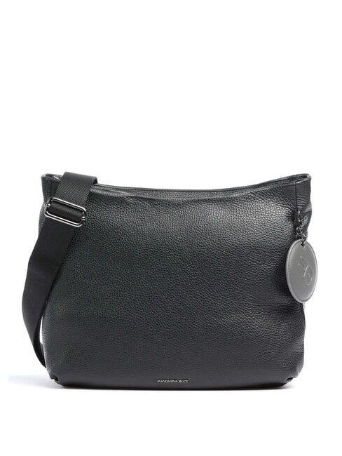 MANDARINA DUCK MELLOW LEATHER Umhängetasche aus Leder Schwarz - Damentaschen