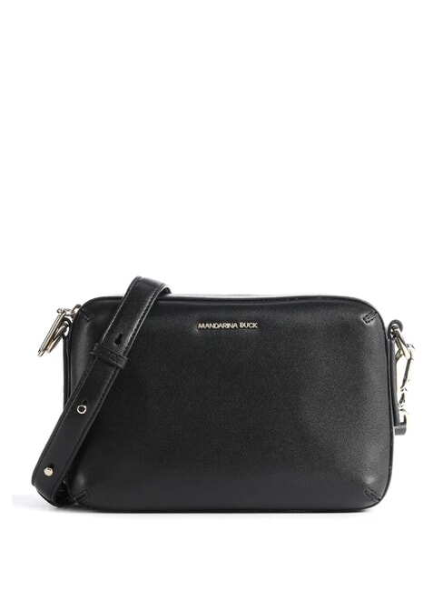 MANDARINA DUCK LUNA Kamera-Schultertasche aus Leder SCHWARZ - Damentaschen