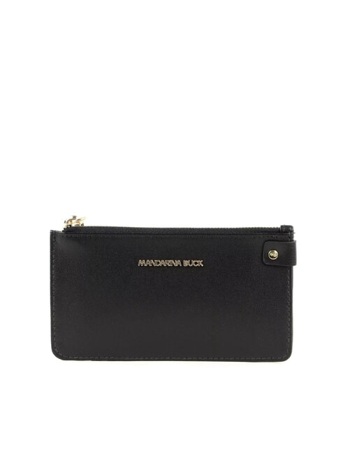 MANDARINA DUCK LUNA Flache Geldbörse aus Leder SCHWARZ - Brieftaschen Damen