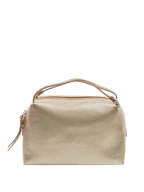 GIANNI CHIARINI ALIFA Handtasche aus Metallicleder Hellgold - Damentaschen