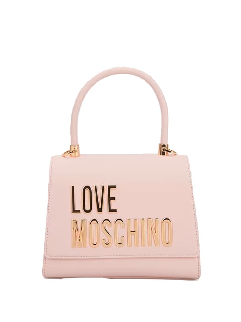 LOVE MOSCHINO LETTERING Mini Handtasche, mit Schultergurt rosa - Damentaschen