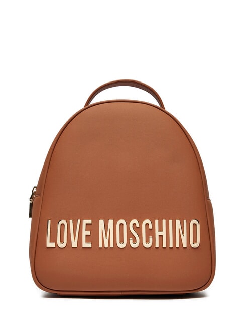 LOVE MOSCHINO GOLD LETTERING Rucksack Walnüsse - Damentaschen