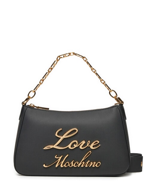 LOVE MOSCHINO LOVELY CHAIN Umhängetasche, mit Schultergurt Schwarz - Damentaschen
