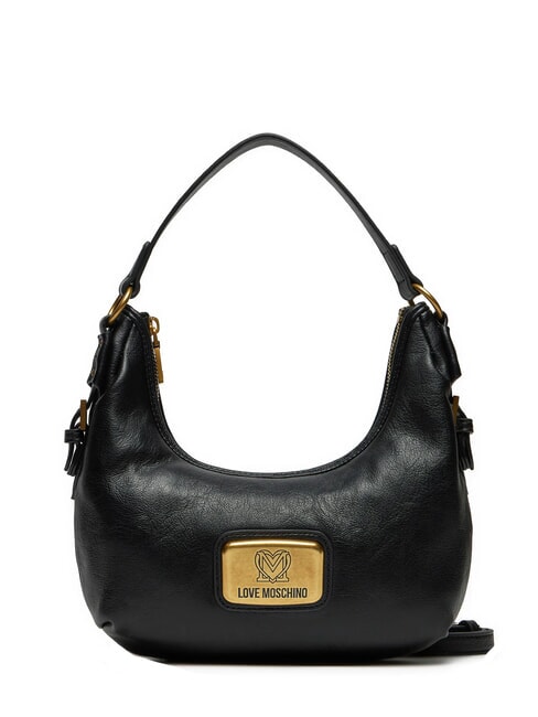 LOVE MOSCHINO ANCHOR Hobo Umhängetasche, mit Schultergurt Schwarz - Damentaschen