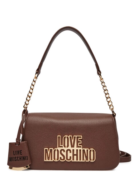 LOVE MOSCHINO METALLIC LOGO Umhängetasche mit Schultergurt Ich fürchte - Damentaschen