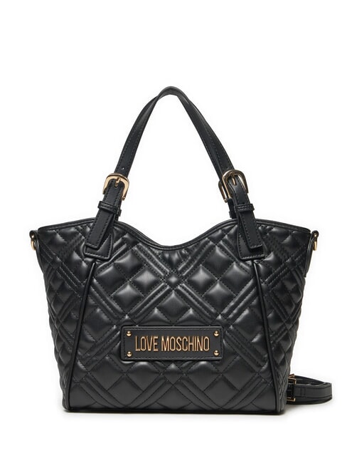 LOVE MOSCHINO QUILTED  Schulter-Shopper, mit Schultergurt Schwarz - Damentaschen