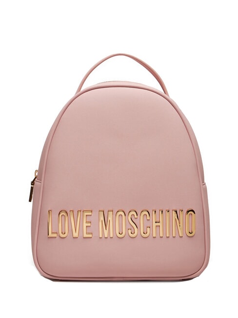 LOVE MOSCHINO GOLD LETTERING Rucksack rosa - Damentaschen