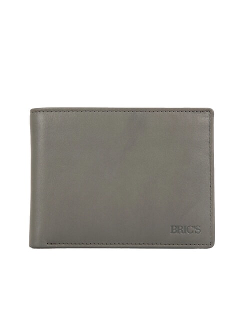 BRIC’S BERNINA 8cc Lederbrieftasche GRAU - Brieftaschen Herren
