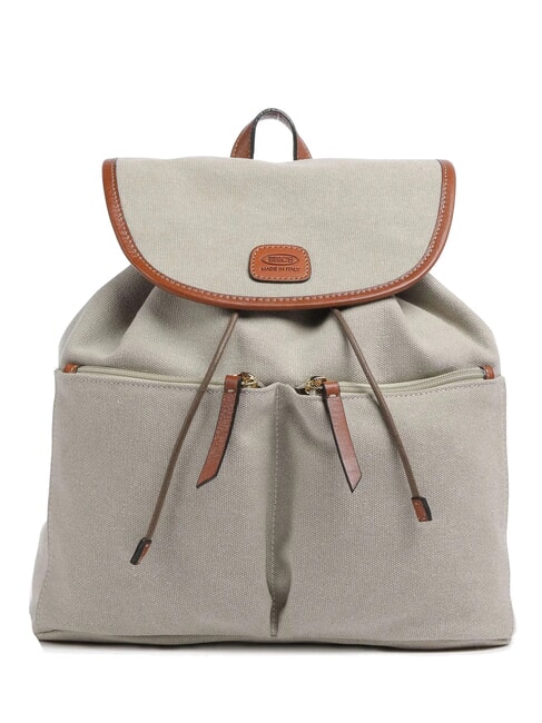 BRIC’S SORRENTO Canvas-Rucksack mit Taschen BEIGE - Damentaschen