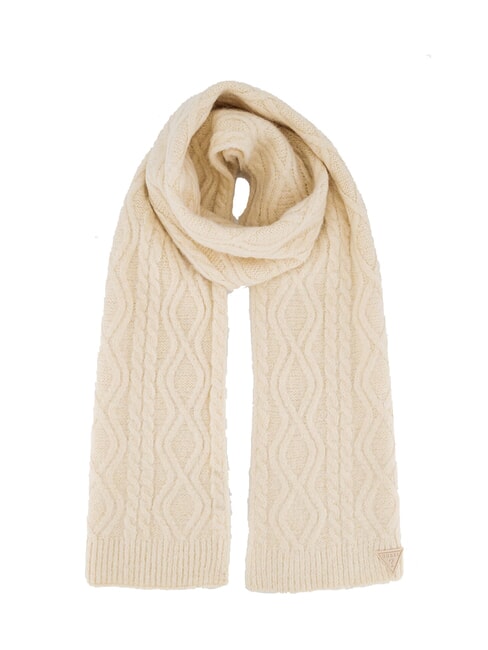 GUESS WARM Strickschal 180 x 30 Elfenbein - Schals
