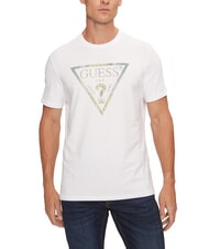 GUESS TRIANGLE T-Shirt mit Maxi-Print - Herren-T-Shirts