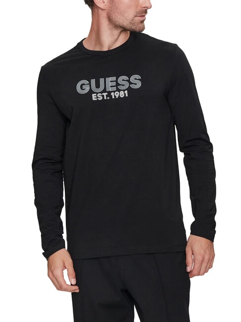 GUESS CLASSIC Langarmshirt mit Print jetbla - Herrenpullover