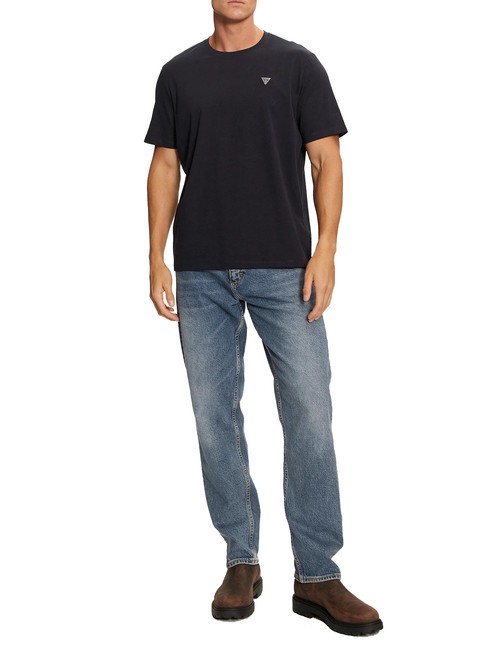 GUESS PATCH Baumwoll t-shirt jetbla - Herren-T-Shirts