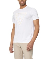 GUESS PATCHWORK T-Shirt mit Print purwei&szlig; - Herren-T-Shirts - 1