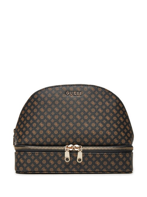 GUESS DOME Kosmetikkoffer Mokka-Logo multi - Beauty-Case