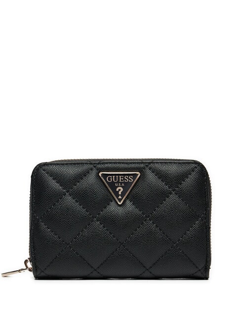 GUESS ECO CARLY  Geldbörse mit Rundum-Reißverschluss SCHWARZ - Brieftaschen Damen