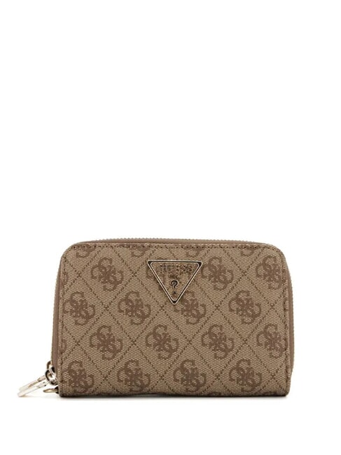 GUESS LAUREL  Mittelgroße Geldbörse mit Rundum-Reißverschluss MILCH-LOGO - Brieftaschen Damen