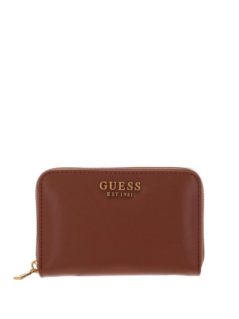 GUESS LAUREL Geldbörse mit Rundum-Reißverschluss COGNAC - Brieftaschen Damen