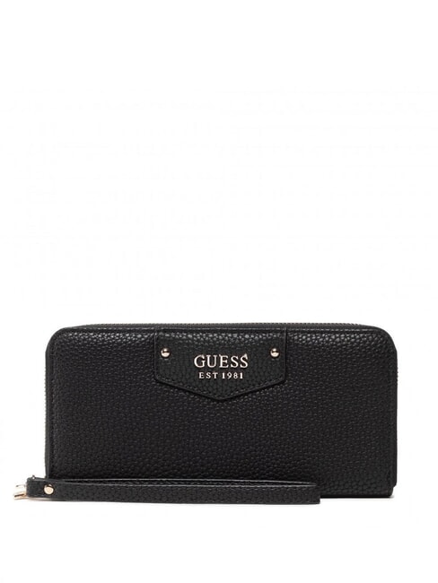 GUESS ECO BRENTON  Geldbörse mit Rundum-Reißverschluss SCHWARZ - Brieftaschen Damen