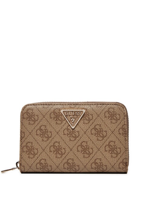 GUESS ECO ERICA Geldbörse mit Rundum-Reißverschluss MILCH-LOGO - Brieftaschen Damen