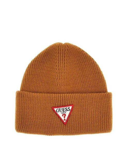 GUESS PATCH TRIANGOLO Umschlagmütze Ocker - Mützen/Hüte