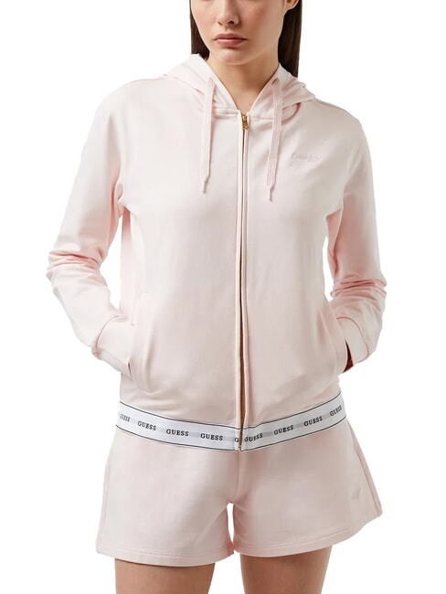 GUESS CARRIE Kapuzenpullover mit durchgehendem Reißverschluss errötende Braut - Sweatshirts Damen