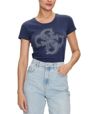 GUESS LOGO 4G-Logo-T-Shirt mit Nieten - T-Shirts und Tops f&uuml;r Damen