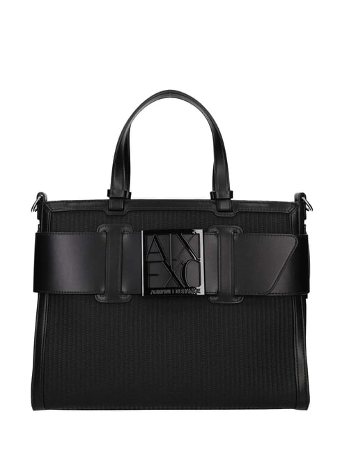 ARMANI EXCHANGE SUSIE STRAW Handtasche, mit Schultergurt Schwarz - Damentaschen