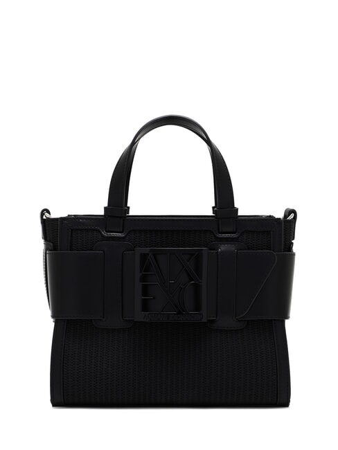 ARMANI EXCHANGE SUSIE STRAW Handtasche, mit Schultergurt Schwarz - Damentaschen