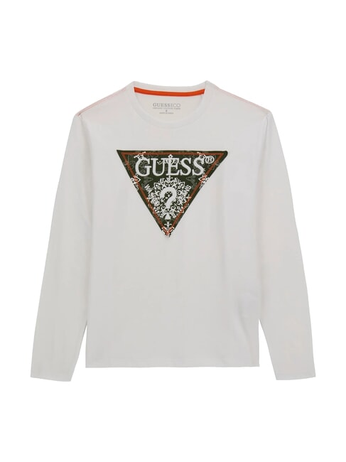GUESS KIDS T-Shirt mit Logo-Patch purweiß - Kinder-T-Shirt